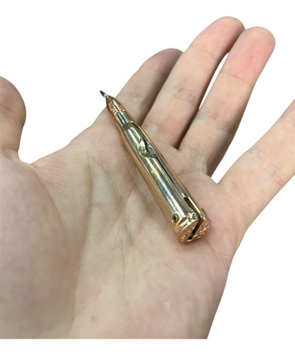 Llavero Bala Navaja Replica Calibre 7,62 Dorado