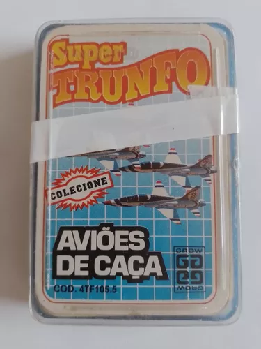 Super Trunfo Grow Aviões de Caça - Código: 00211 - Acervo Barilove