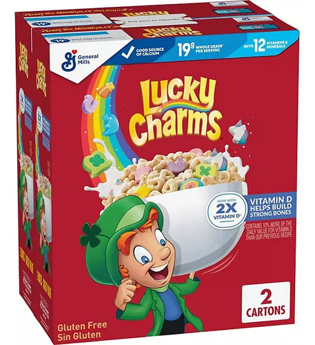 Lucky Charms Cereal De Malvavisco 1.3 Kg Importado 