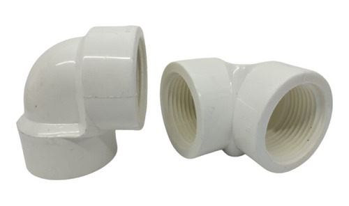 Codo Pvc Roscado 1/2  X 10 Unidades Sistemas E Irrigaciones