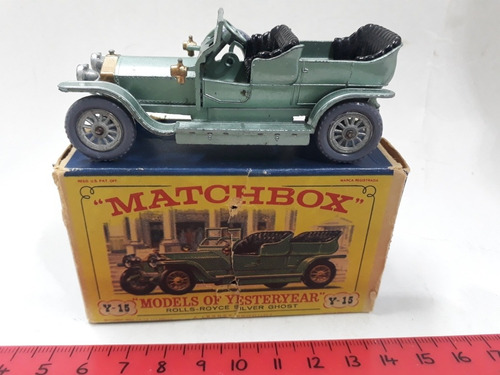 Matchbox  Yesteryear Y15 Rolls Royce Silver Ghost Caja Orig