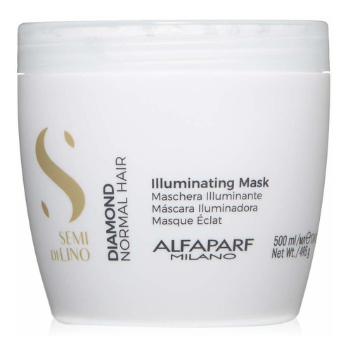 Kit Máscara Brilho E Hidratação Semi Di Lino Alfaparf 500g