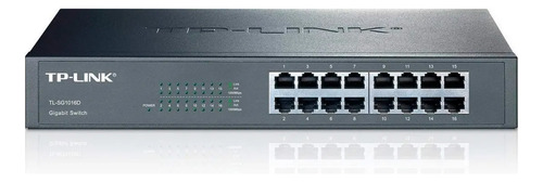 Switch Tp-link Gigabit Ethernet 16ptos10/100/1000 Tl-sg1016d