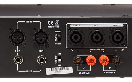 Amplificador De Potencia Profesional Para Dj Gemini Gpa-6...