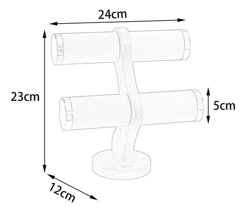 Soporte Elegante Para Guardar Accesorios De Moda Gris