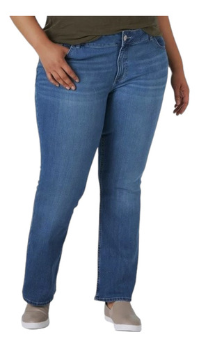 Jeans Lee Riders Boootcut Cintura Media Mujer Talla 54 (20w)