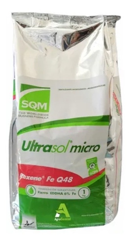 Ultrasol Micro Rexene Fe 6% Fierro Sqm 1 Kg
