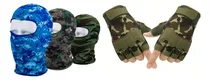 Comprar Pasamontañas Táctico + Guantes Tácticos Militar Policial