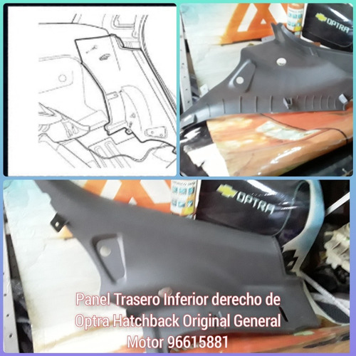 Panel Inferior Trasero Derecho Optra Hatchback 96615881 Gm