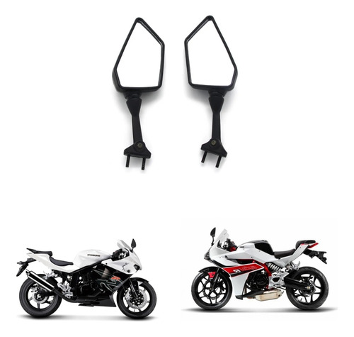 Espejos Moto Hyosung 250 Gtr / Gtr 650 / Gd 250 Abatibles 