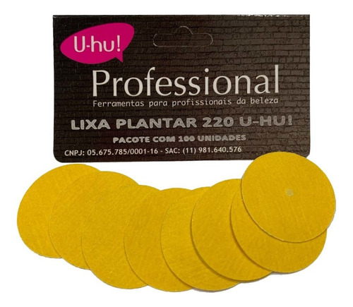 Lixa Plantar 220 U-hu! 100 Und