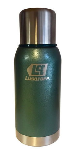 Termo Lusqtoff Acero Inoxidable 750 Ml Verde Frio Calor 3/4l Color Verde