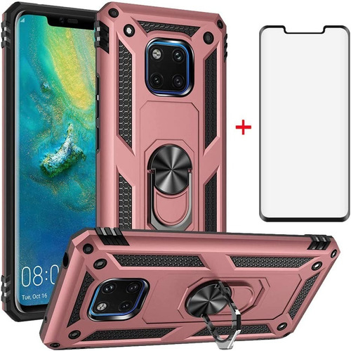 Funda Shockproof Para Huawei Mate 20 Pro + Cristal 21d