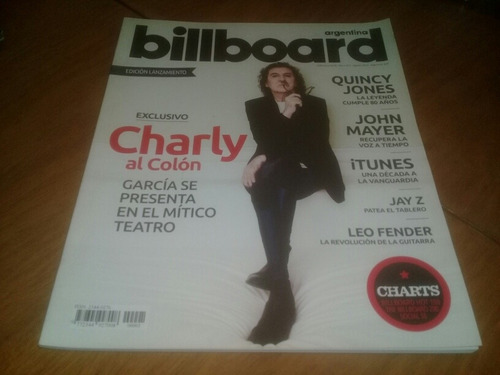 Revista Billboard Argentina Nº 1 Charly Garcia 