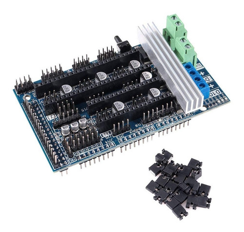 Shield Ramps 1.6 Arduino Mega Impresora 3d Pololu Reforzada