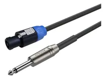 Comprar Cable Speakon 4 Polos A Plug 6.3mm Mono 5 Metros Roxtone