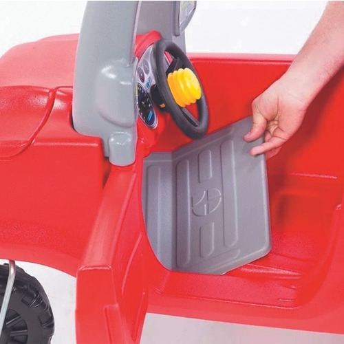 Imagen 3 de 3 de Camioneta Roja Borravino Y Accesorios Grises Rotoys Original