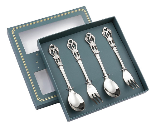 2 Conjunto De Cubiertos De Diseño Exclusivo Para 2 Piezas