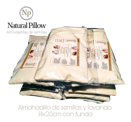 Imagen 2 de 7 de Almohadilla Semilla 14x25 Con Funda / Empresas P/microondas