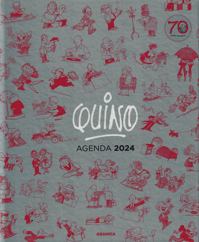 Agenda 2024 Quino Encuadernada Semana A La Vista Gris