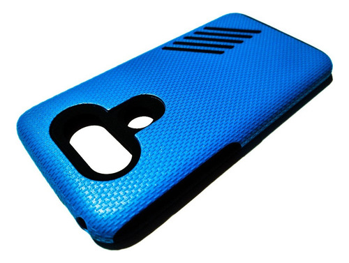 Funda Protector Case Para Celular Lg G5 Azul Geométrico