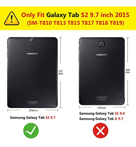 Funda Para Galaxy Tab S2 9.7 PuLG (sm-t810 T813 T815 T817 -2