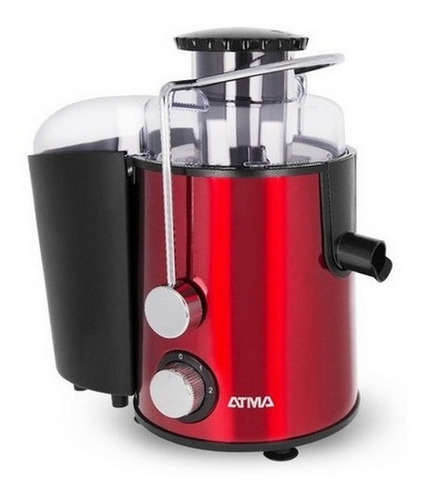 Imagen 3 de 6 de Extractor De Jugo Atma Ex8320n Rojo Acero Inoxidable Ranet Color Rojo