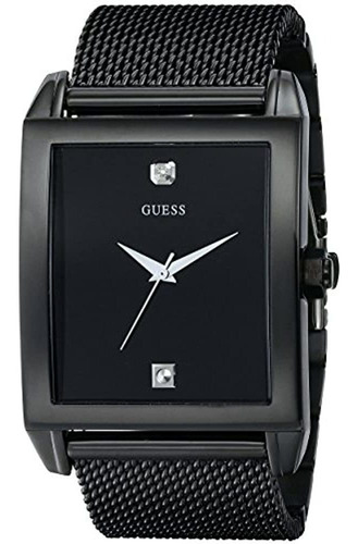 Reloj De Hombre Con Esfera De Acero Inoxidable Guess, Color: