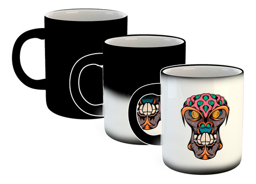 Taza Magica Monkey Brain Mono Inteligente Cerebro