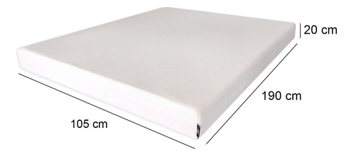 Colchón Comprimido 1,5 Plazas A20 Espuma Memory Foam
