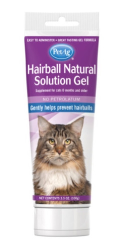 Petag Suplemento Natural En Gel P/ Gato Evita Bolas De Pelo