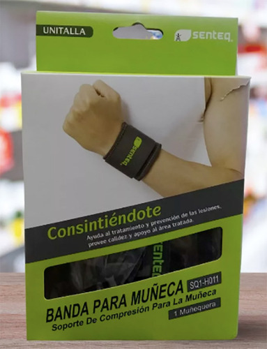 Banda Para Muñeca Unitalla Soporte De Compresión Senteq