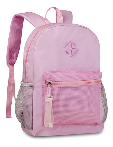 Mochila Bolsa Costas Escolar Juvenil Feminina Pastel - Clio