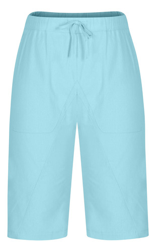 Pantalón Liso Con Cordón Elástico Y Bolsillo En La Cintura P