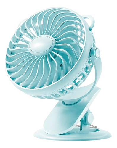 Mini Ventilador Usb, Portátil Con Batería Y Clip Para ,