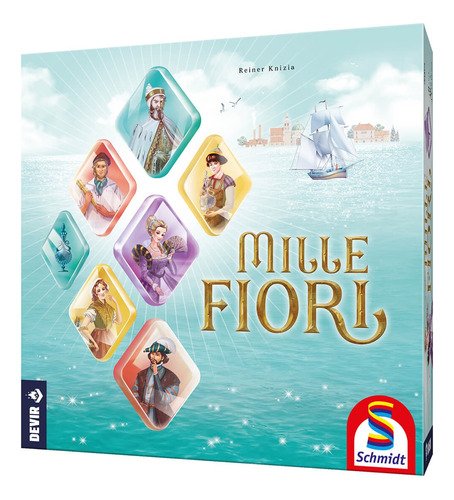 Juego De Mesa - Mille Fiori - Devir (español)