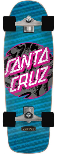 Santa Cruz Vivid Dot 9.80in X 30.20in Carver Surf Skate Skat