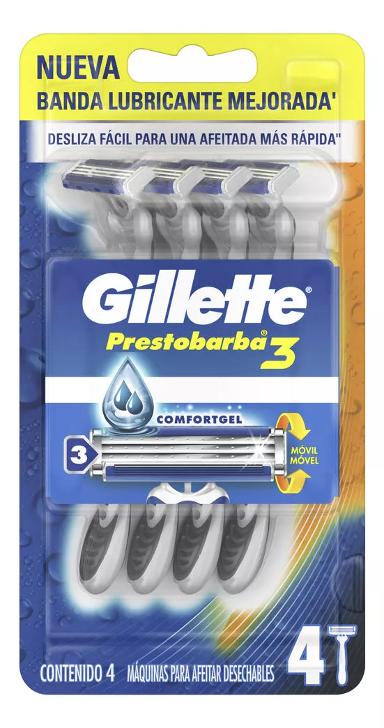 Segunda imagen para búsqueda de prestobarba gillette