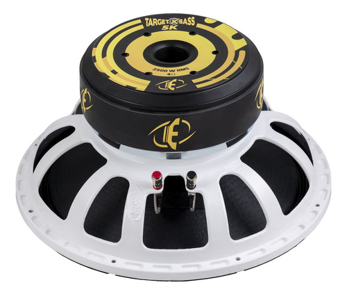Alto Falante Eros Target Xbass 5k Woofer 2500w 15 Polegadas Cor 4 Ohms - Branco