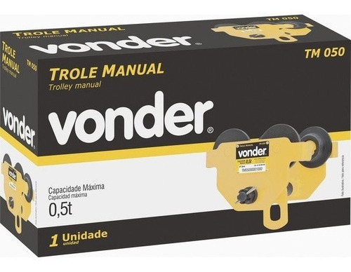 Imagem 2 de 4 de Carro Trole Manual Com Capacidade Para 0,5 Ton - Vonder #top