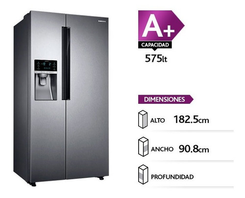 Refrigerador Samsung Rs58k6307sl Side By Side