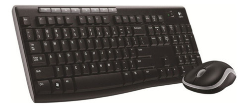 Combo Teclado Y Mouse Inalambrico Pila Aa Logitech Mk270