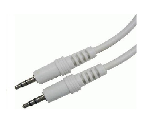 Cable Plug 3.5mm St A Plug 3.5mm St 6 Pies Blanco Paq. 5 Pcs