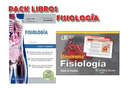 Pack Costanzo Fisiologia Serie Rt Y Memorama Libros Nuevos