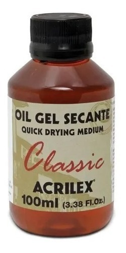 Oil Gel Secante 100ml - Acrilex Oil Gel Secante Pet Acrilex