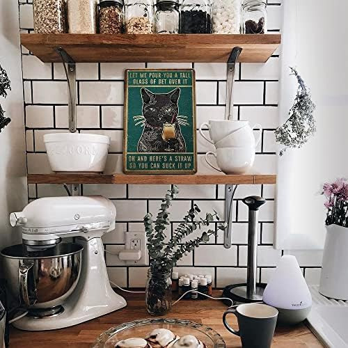 Carteles Con Forma De Gato Negro, Vintage Y Divertidos, Con