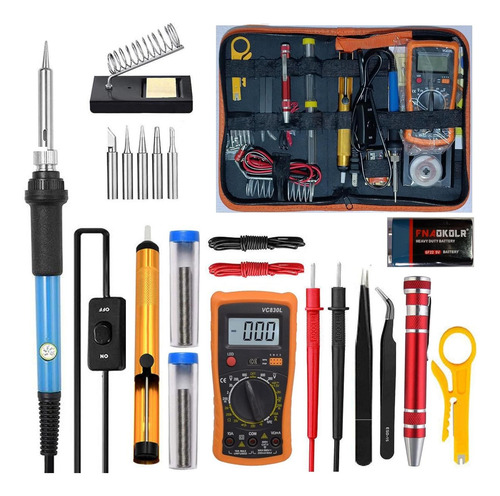 Kit De Hierro Soldado, Kit Multímetro Digital, Múltiple De