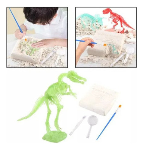 Set De Juguetes Para Excavar Fósiles De Dinosaurios Para Niñ