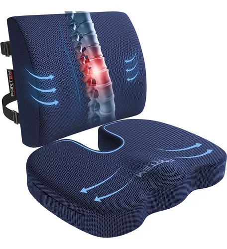 Almohada De Soporte Lumbar Y Cojin Para Coxis, Ortopédico