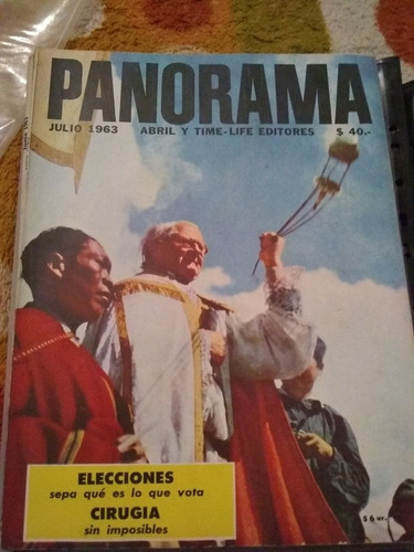 Revista Panorama Julio 1963 N2 Elecciones Cirugía 